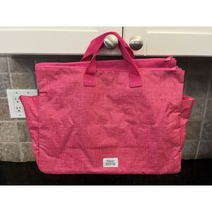 31 Thirty-one Super swap-it pocket Hot Pink Crosshatch